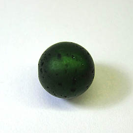 Polaris-Perle Struktur 14mm dunkelgrün